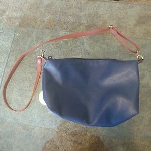 Blue Brown Crossbody